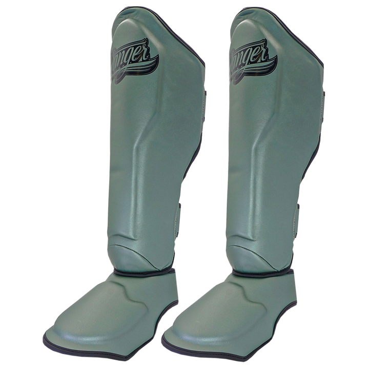 Shin Guards Supermax Microfiber Army Green - Sambo Store Australasia