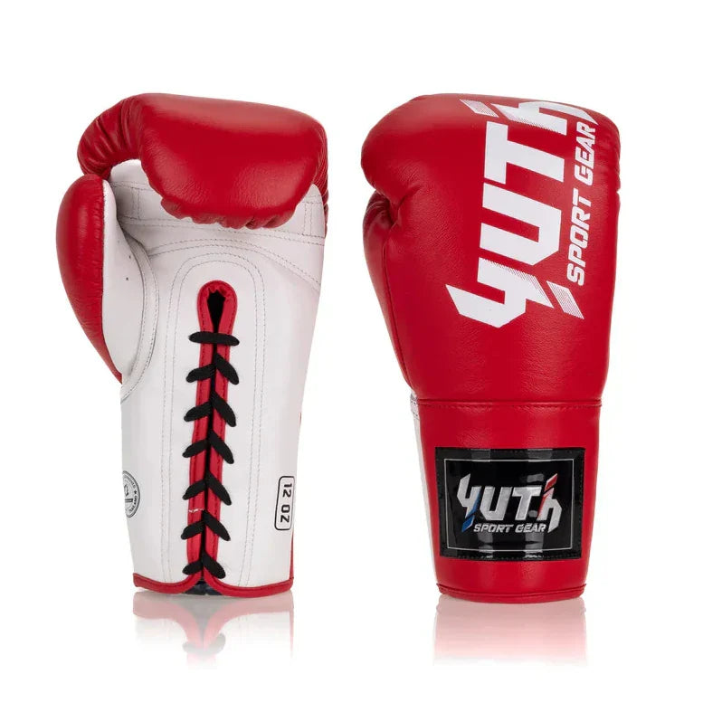 Yuth Competition Lace Up Boxing Gloves - Sambo Store Australasia