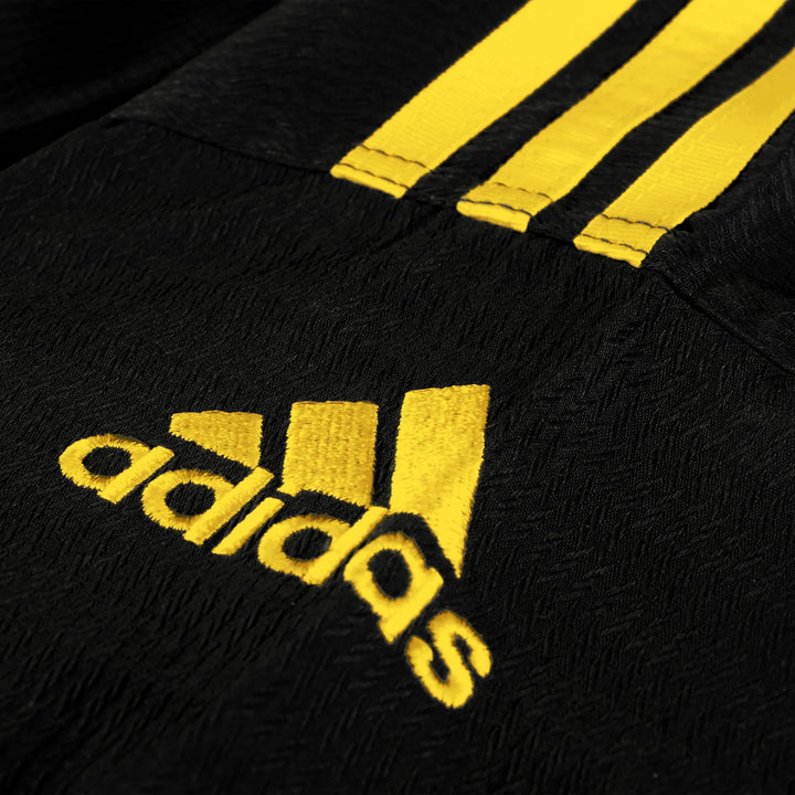 Adidas Black/Gold Stripes Taekwondo Dobok/Uniform - Sambo Store Australasia