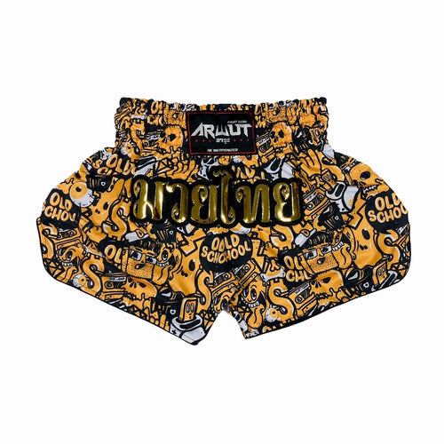 Arwut Old School Graffiti Muay Thai Shorts - Sambo Store Australasia