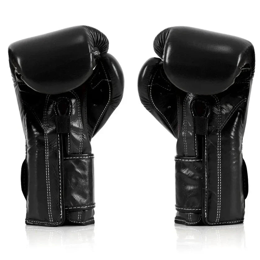 Fairtex BGV9 Heavy Hitter Mexican Style Boxing Gloves — Black — view 3
