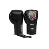 Black Dragon Force Boxing Gloves with Secure Lace Up Closure