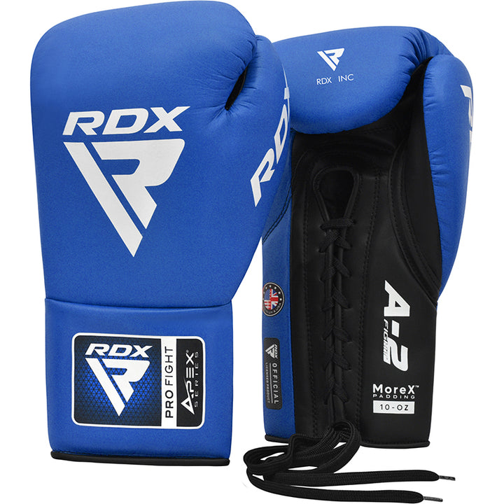 RDX APEX Competition/Fight Lace Up Boxing Gloves - Sambo Store Australasia