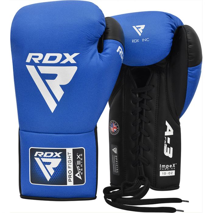 RDX PF APEX Competition/Fight Lace Up Boxing Gloves - Sambo Store Australasia