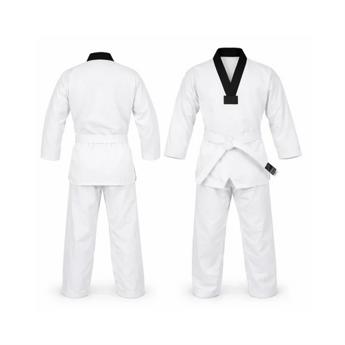 CSG Black V Ribbed Taekwondo Dobok - Sambo Store Australasia