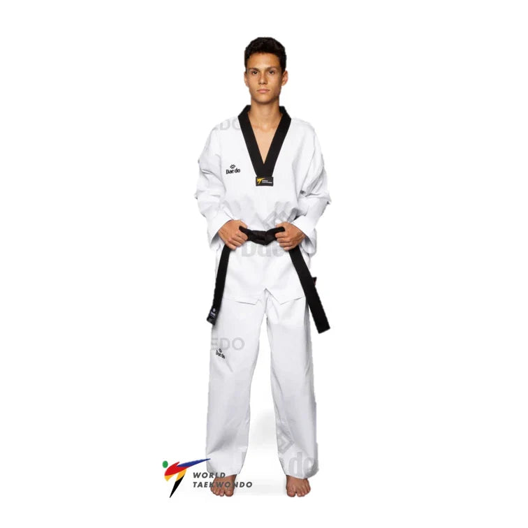 Daedo WT Approved V-Neck Ribbed Taekwondo Dobok - Sambo Store Australasia