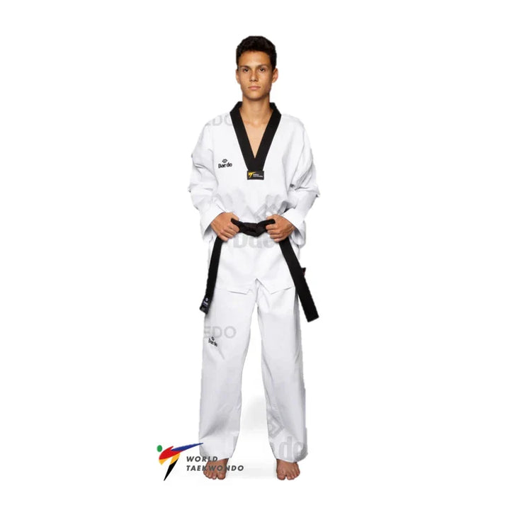 Daedo WT Approved V-Neck Ribbed Taekwondo Dobok - Sambo Store Australasia