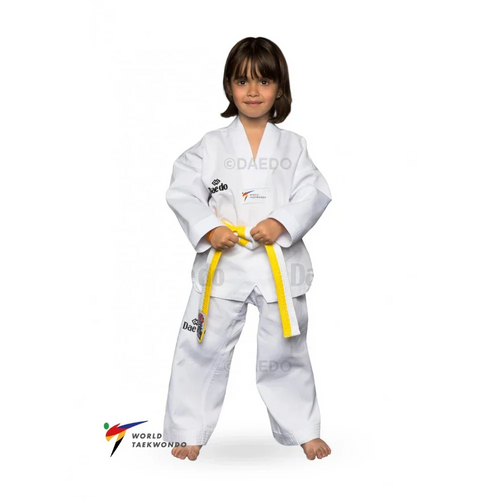 Daedo WT Approved V-Neck Ribbed Taekwondo Dobok - Sambo Store Australasia