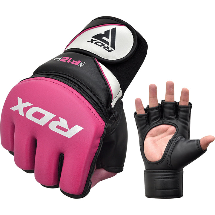 RDX F12 MMA Grappling Gloves PINK
