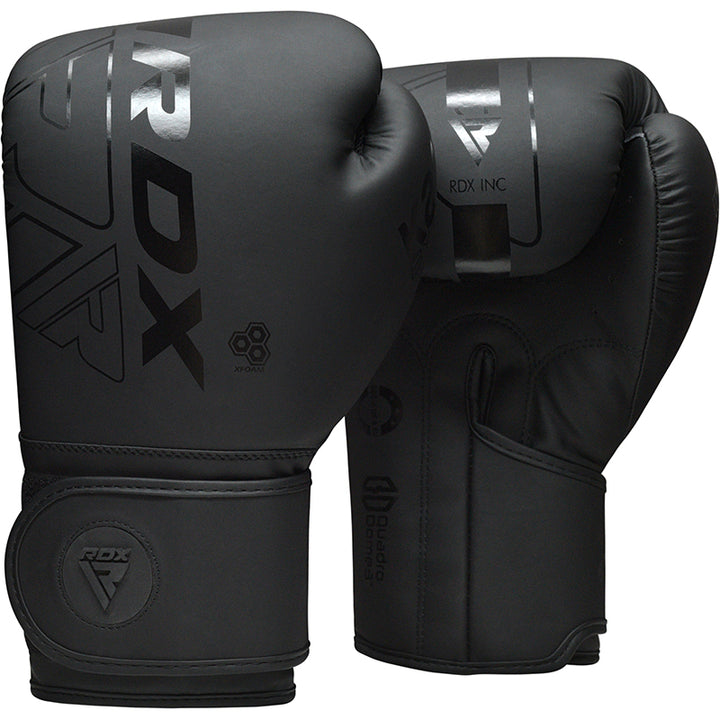 RDX F6 Kara Boxing Training Gloves Black - Sambo Store Australasia
