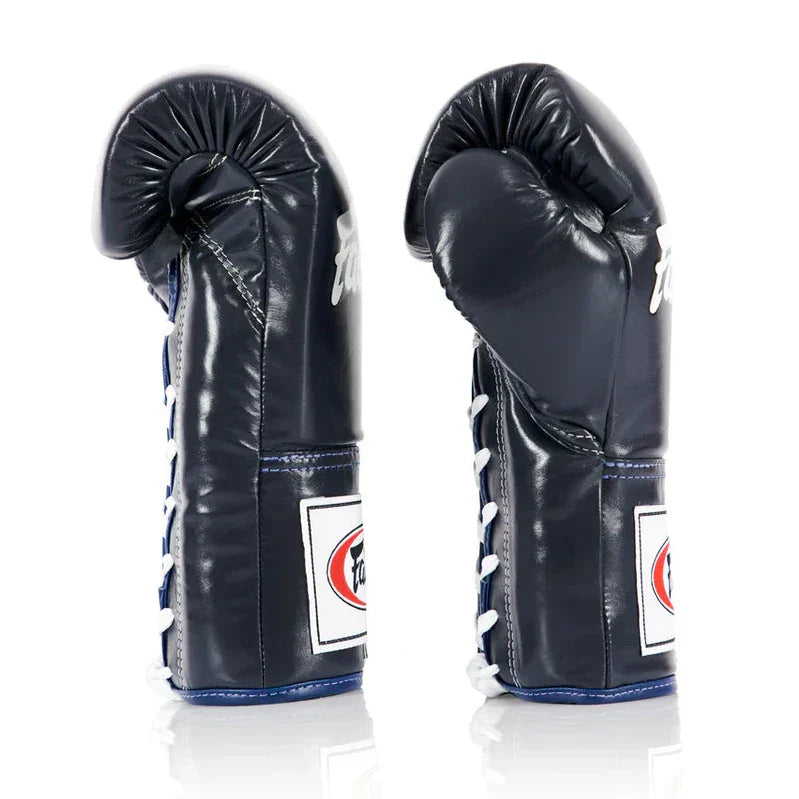 Fairtex BGL6 Professional Leather Lace-Up Fight Gloves - Sambo Store Australasia