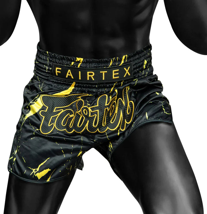 Fairtex Black Marble Muay Thai Shorts - Sambo Store Australasia
