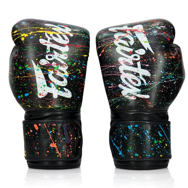 Fairtex BGV14 Microfibre Boxing Gloves - Art Collections - Painter/Black - Sambo Store Australasia