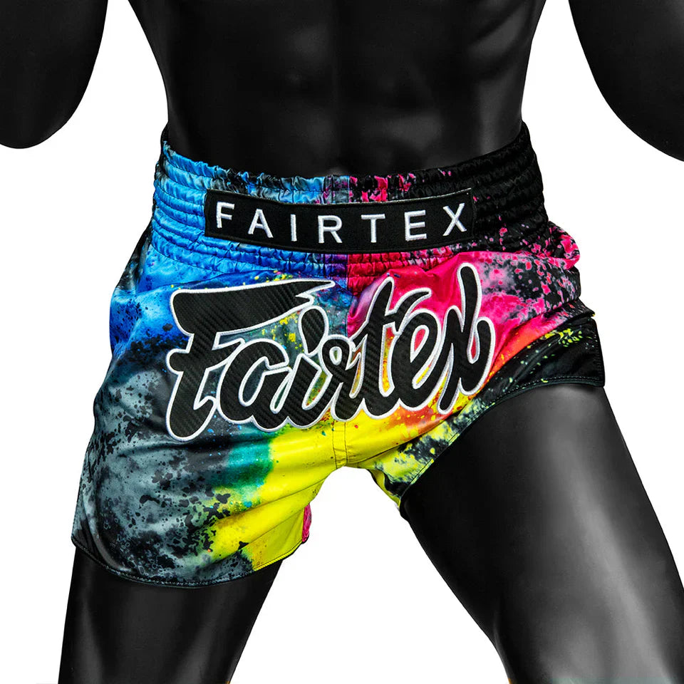 Fairtex Black Acid Jazz Muay Thai Shorts - Sambo Store Australasia
