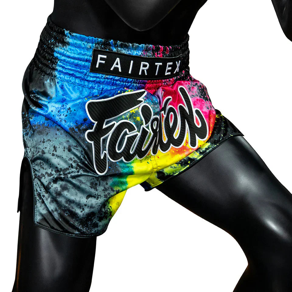 Fairtex Black Acid Jazz Muay Thai Shorts - Sambo Store Australasia
