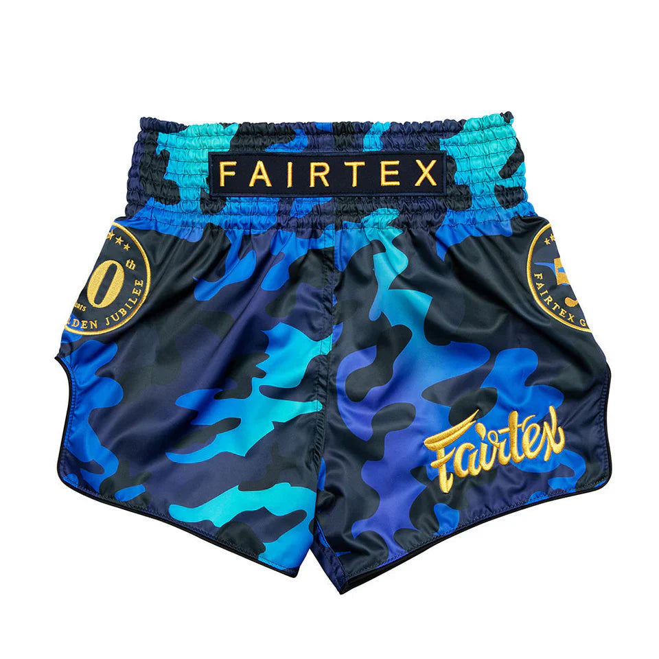 Fairtex Golden Jubilee Luster Muay Thai Shorts - Sambo Store Australasia