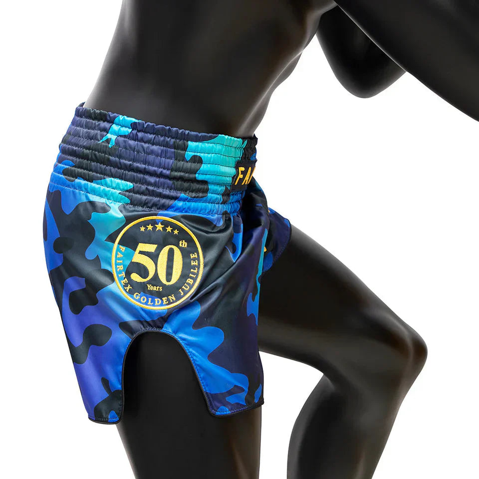 Fairtex Golden Jubilee Luster Muay Thai Shorts - Sambo Store Australasia