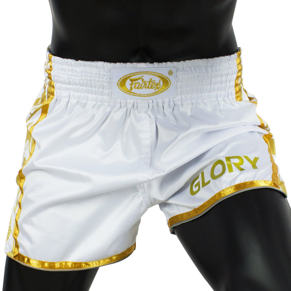 Fairtex Glory White Muay Thai Shorts - Sambo Store Australasia