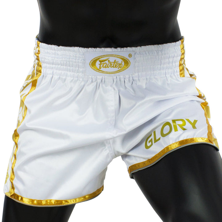 Fairtex Glory White Muay Thai Shorts - Sambo Store Australasia