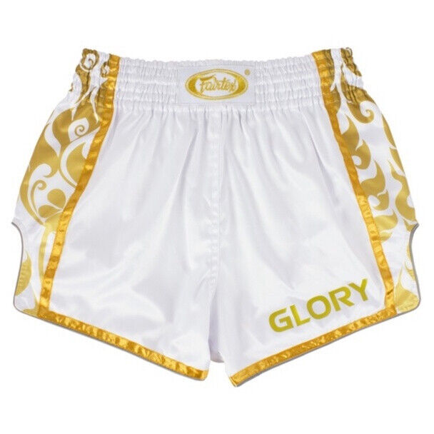 Fairtex Glory White Muay Thai Shorts - Sambo Store Australasia
