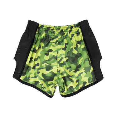 Fairtex Green Camo Slim Cut Muay Thai Shorts - Sambo Store Australasia