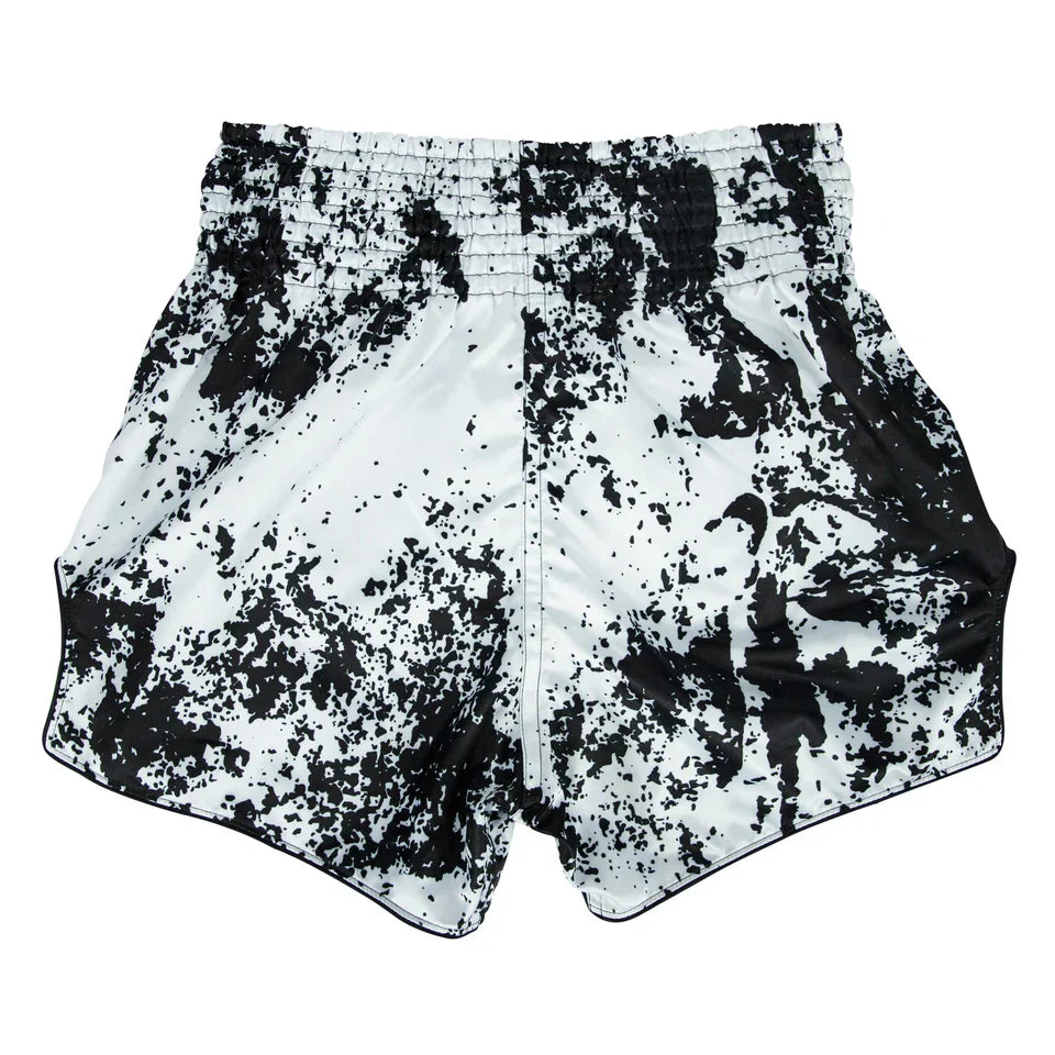 Fairtex Grunge White Muay Thai Shorts - Sambo Store Australasia