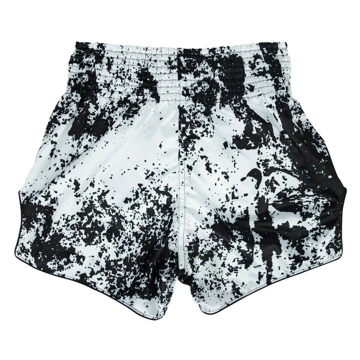 Fairtex Grunge White Muay Thai Shorts - Sambo Store Australasia