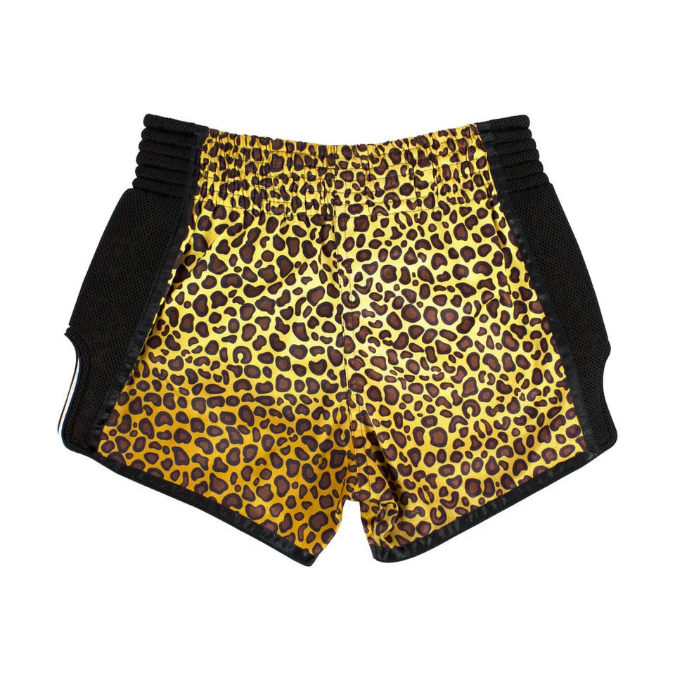 Fairtex Leopard Slim Cut Muay Thai Shorts - Sambo Store Australasia