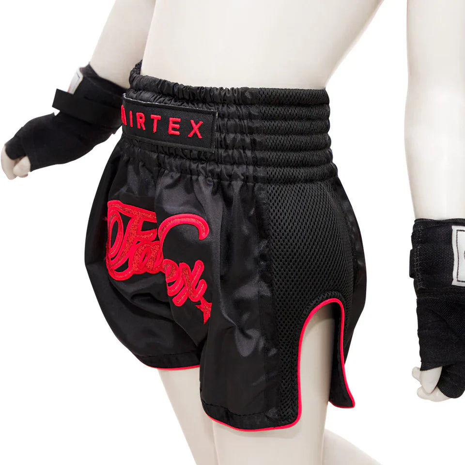 Fairtex Midnight Red Kids Muay Thai Shorts - Sambo Store Australasia