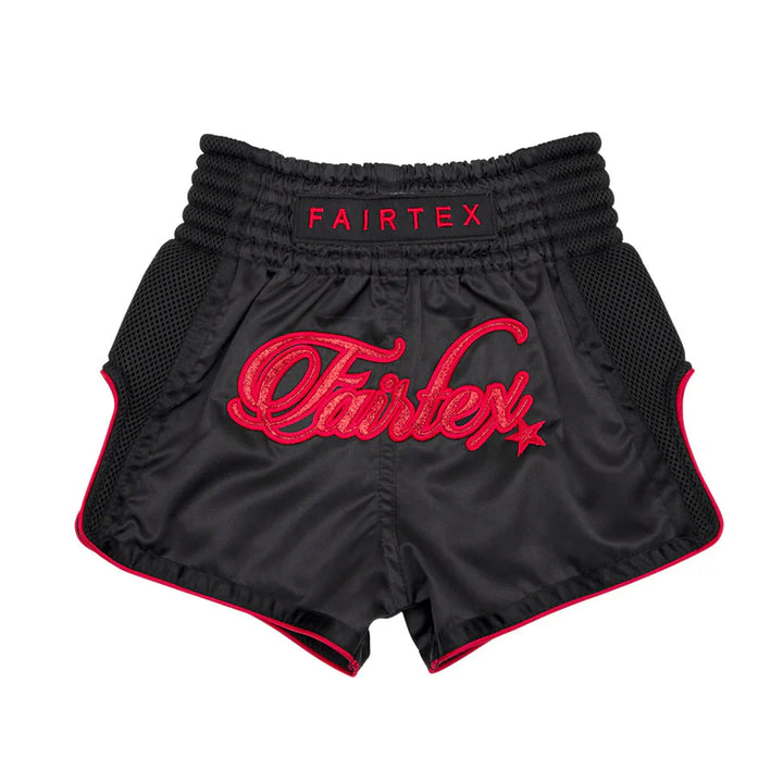 Fairtex Midnight Red Kids Muay Thai Shorts - Sambo Store Australasia