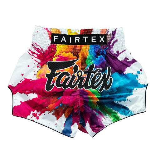 Fairtex White Funky Soul Muay Thai Shorts - Sambo Store Australasia