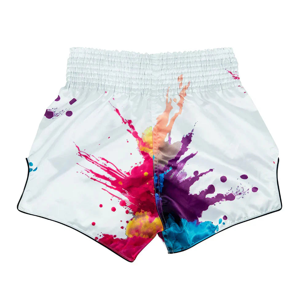 Fairtex White Funky Soul Muay Thai Shorts - Sambo Store Australasia