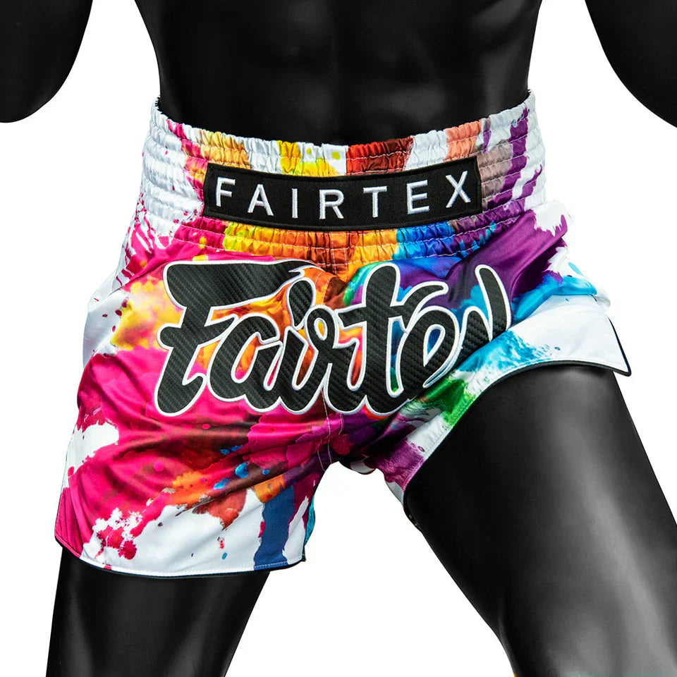 Fairtex White Funky Soul Muay Thai Shorts - Sambo Store Australasia