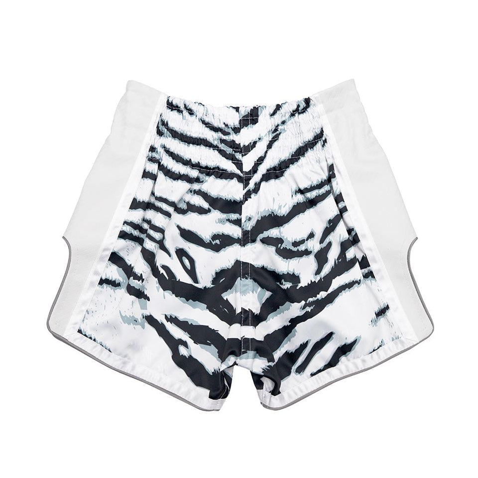 Fairtex White Tiger Kids Muay Thai Shorts - Sambo Store Australasia