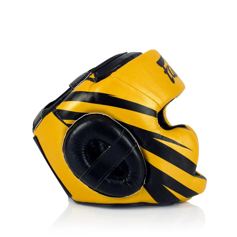 Fairtex Diagonal Vision Microfibre Sparring Headguard - Sambo Store Australasia
