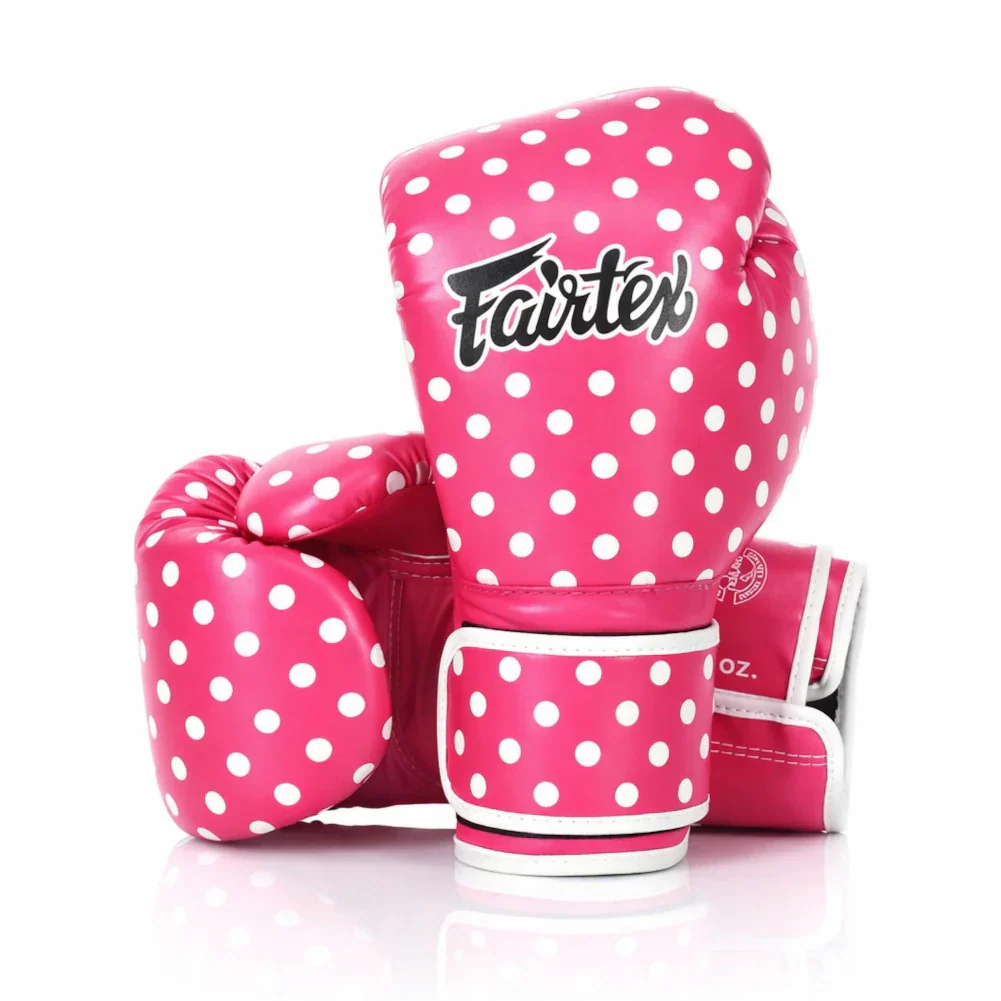 Fairtex BGV14 Microfibre Boxing Gloves - Art Collections - Polka Dot - Sambo Store Australasia