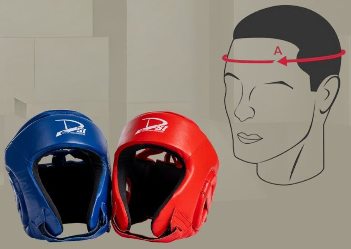 Head Guard Size Guide — S: 52-54cm, M: 54-56cm, L: 56-58cm, XL: 58-61cm