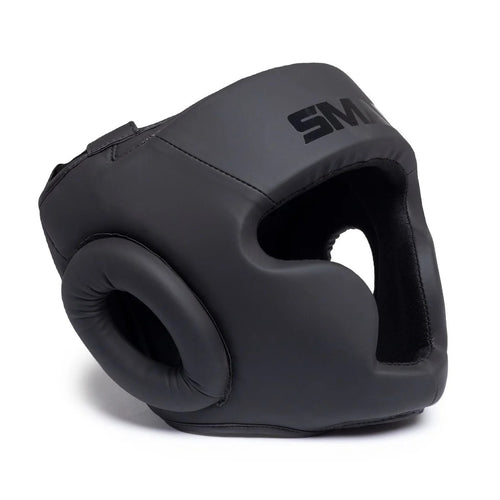 SMAI Triple Black Boxing Head Guard - Sambo Store Australasia
