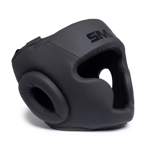 SMAI Triple Black Boxing Head Guard