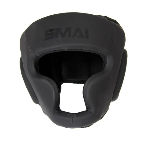 SMAI Triple Black Boxing Head Guard