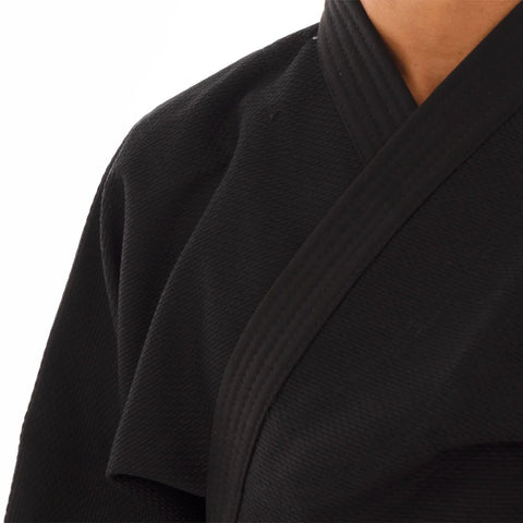 Judo Uniform - Single Weave Gi (Black)