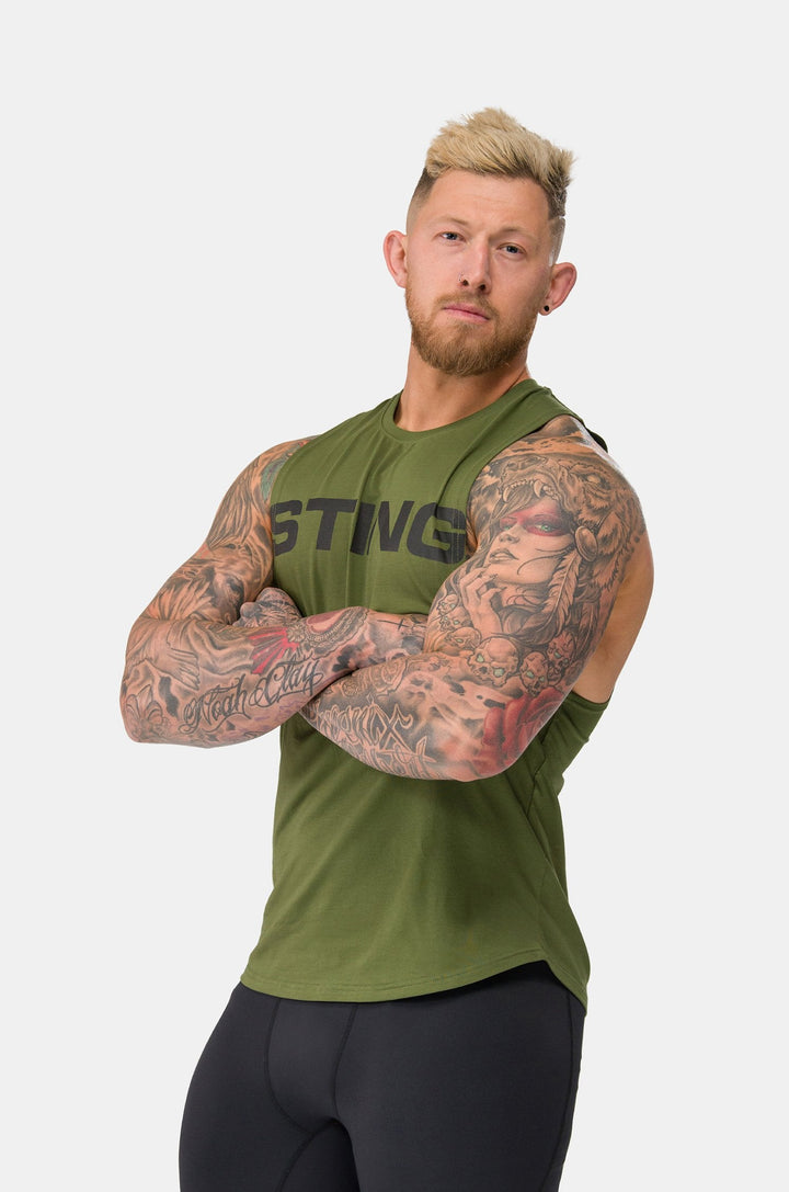 Sting Titan Muscle Singlet | High-Airflow Cut & Performance Cotton Blend