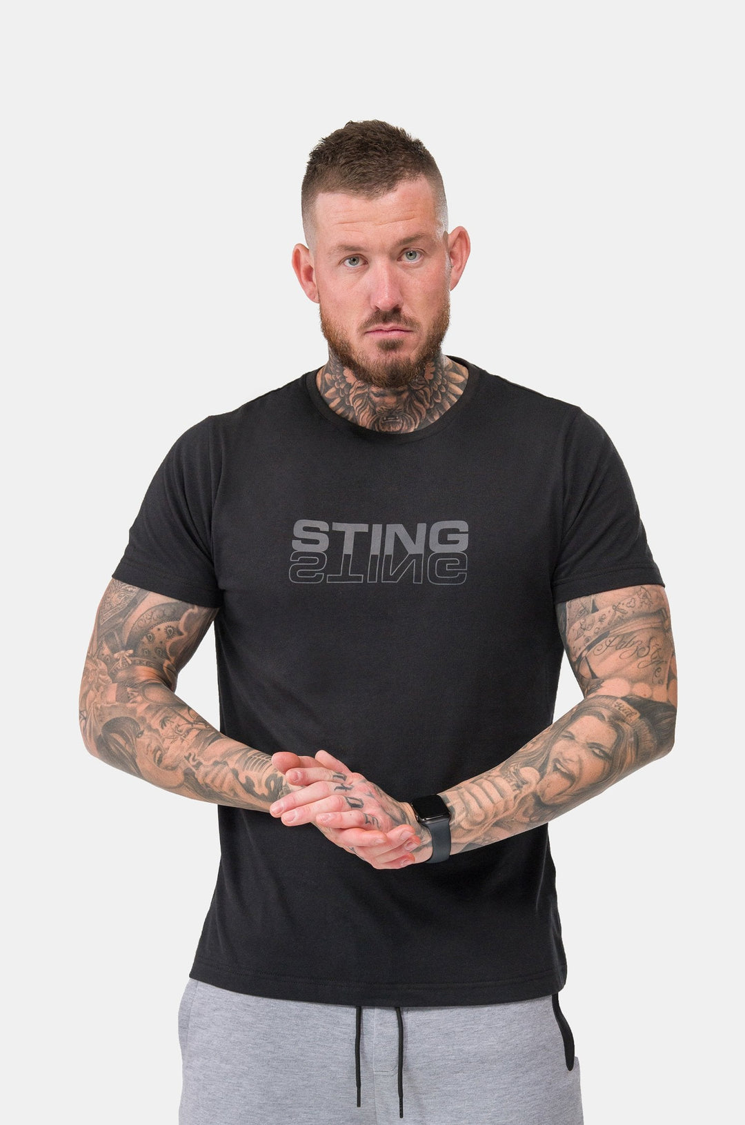 Sting Men's Ultra Tee | Performance Lightweight Cotton Blend Short-Sleeve Casual T-Shirt