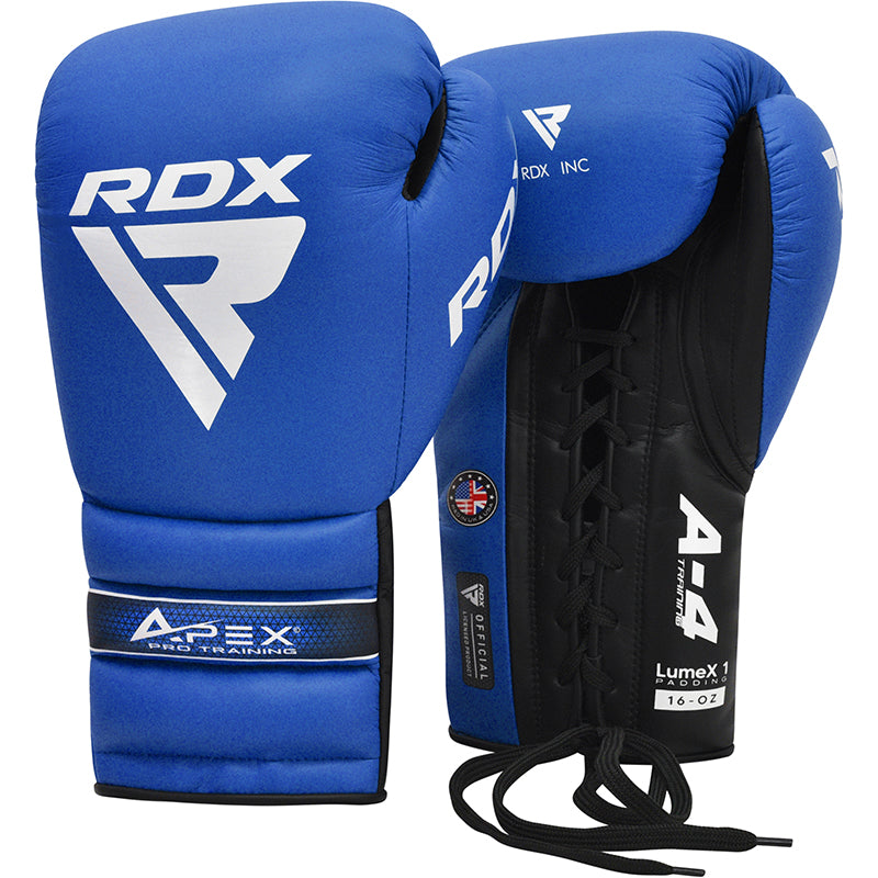 RDX APEX Lace up Training/Sparring Boxing Gloves - Sambo Store Australasia