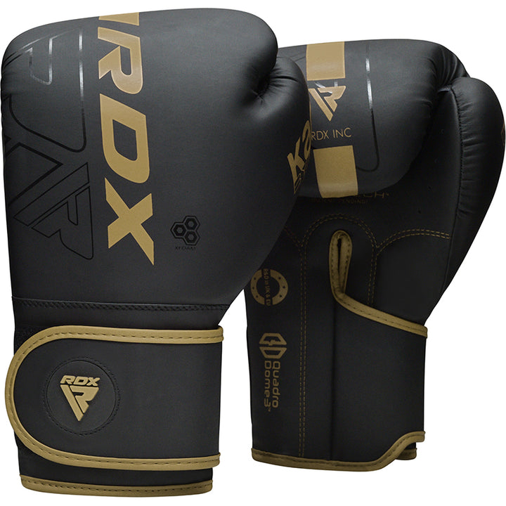RDX F6 Kara Boxing Training Gloves Black - Sambo Store Australasia