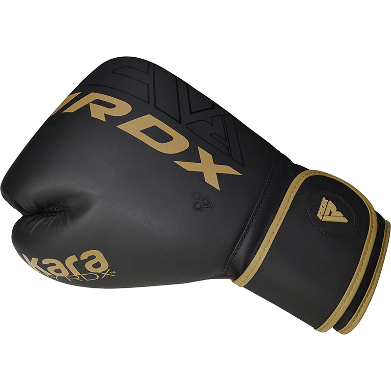 RDX F6 Kara Boxing Training Gloves Black - Sambo Store Australasia