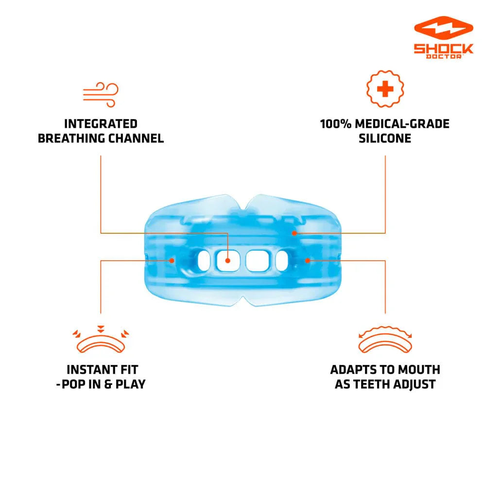 Shock Doctor Strapless Braces Mouthguard - Sambo Store Australasia