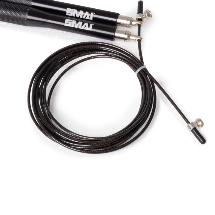 Speed Rope - Cross Training Black Tapered Handle
