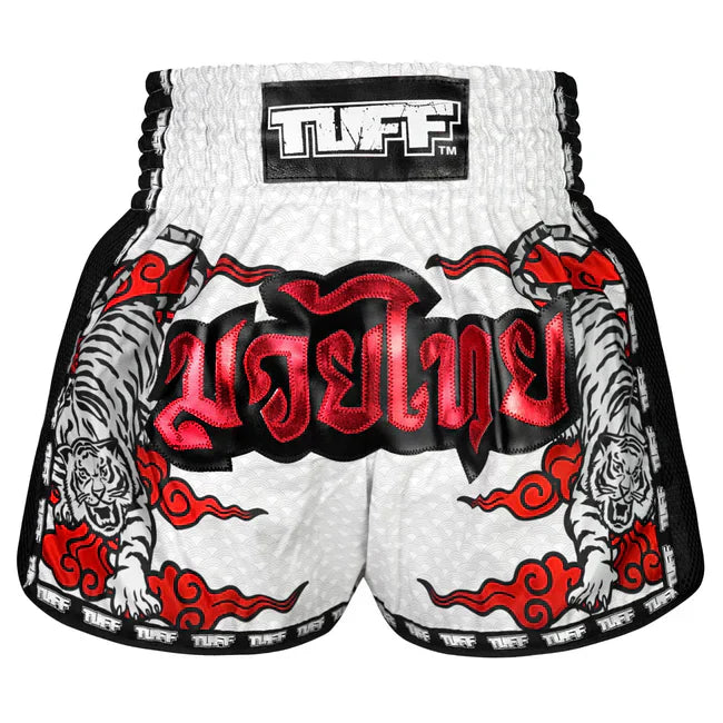 TUFF Double Tiger Retro Muay Thai Shorts - Sambo Store Australasia
