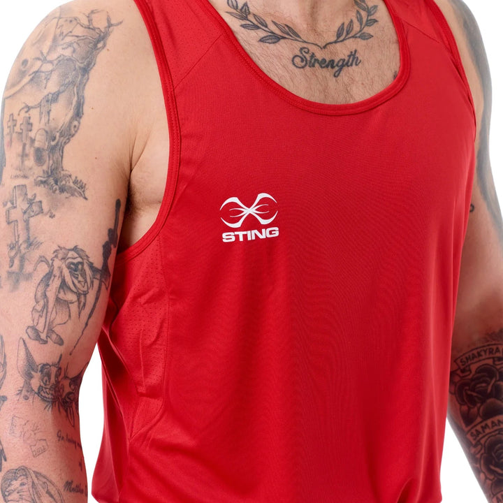 Sting Mettle Mens AIBA Approved Boxing Singlet 2.0 - Sambo Store Australasia